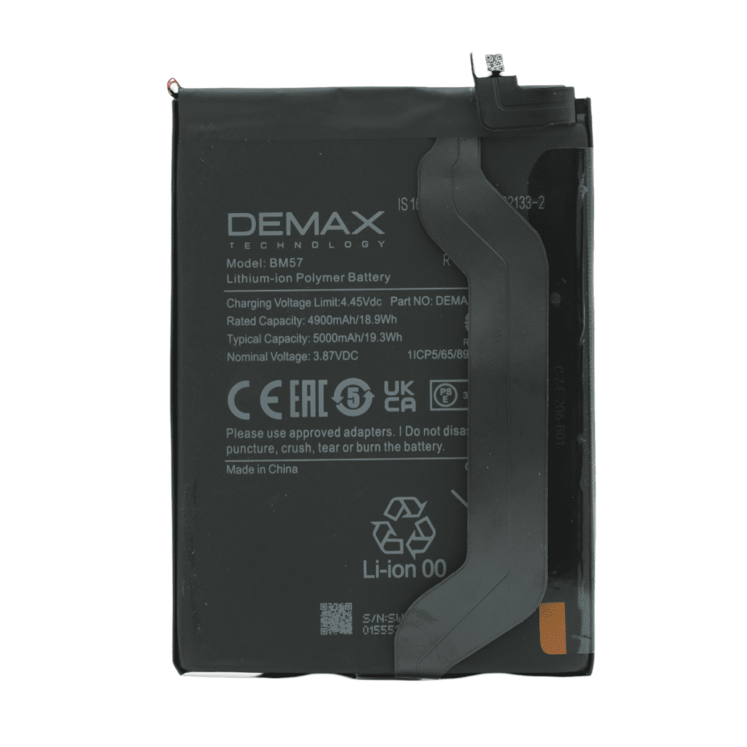 Demax Xiaomi Poco X3 GT Güçlendirilmiş Batarya BM57 Demax Xiaomi Poco X3 GT Güçlendirilmiş Batarya BM57