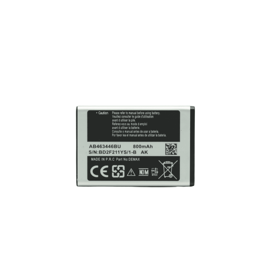 Demax Samsung E250 Güçlendirilmiş Batarya AB463446BU