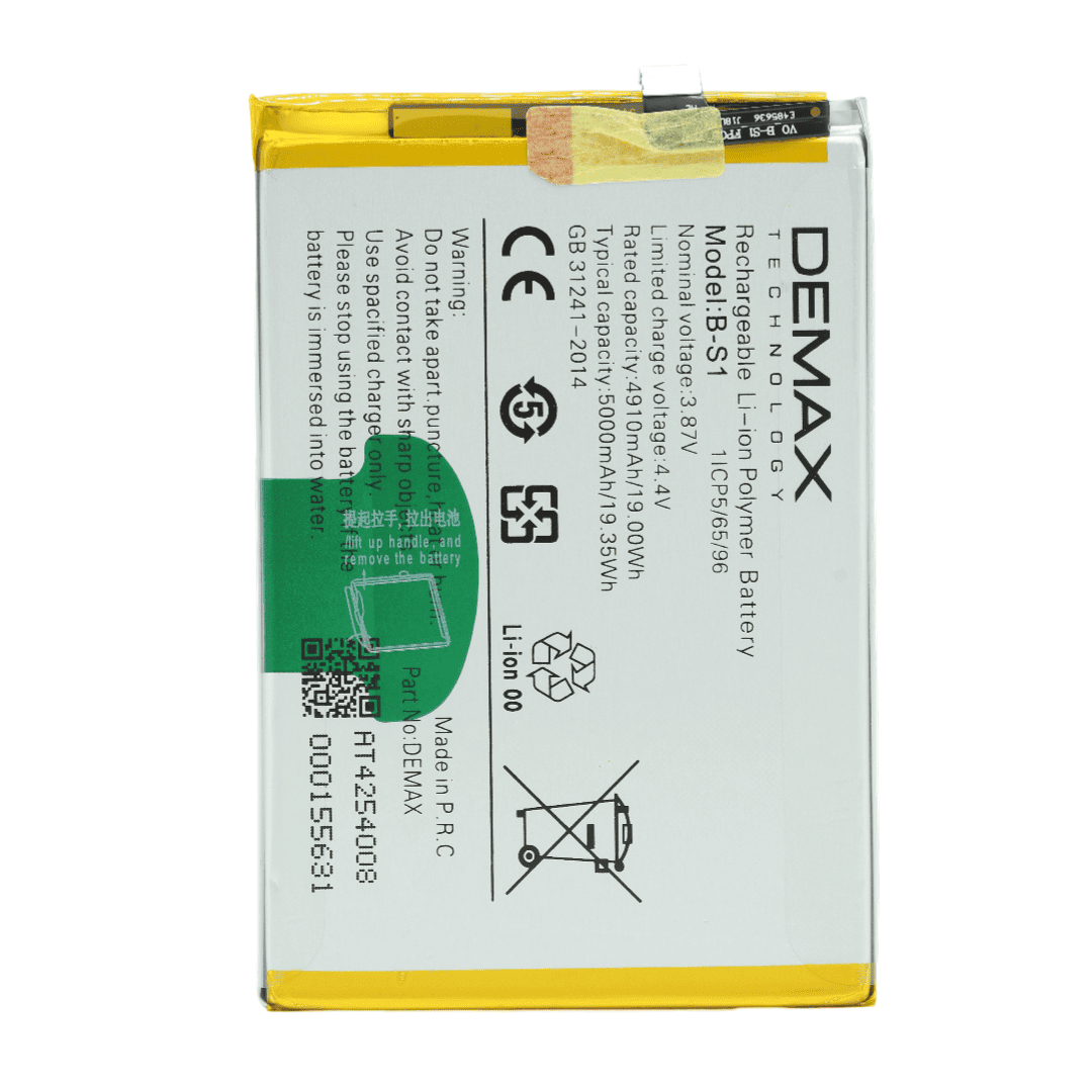 Demax Vivo Y21S Güçlendirilmiş Batarya B-S1 Demax Vivo Y21S Güçlendirilmiş Batarya B-S1
